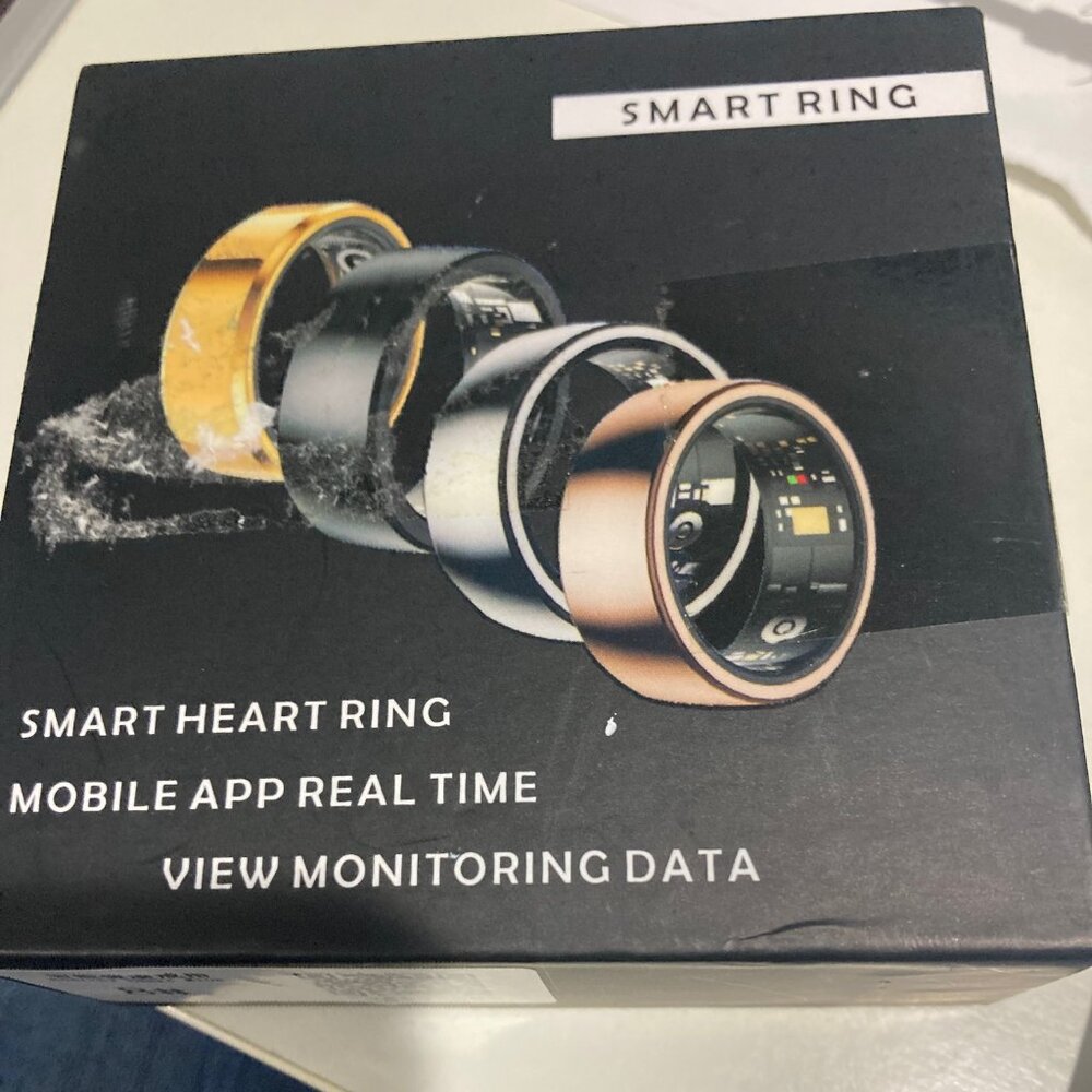 smart ring size 8 color silver